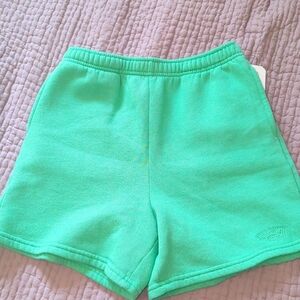 NWT Billabong Surf Classic 5 Women Beach Short Green size S elastic waistband